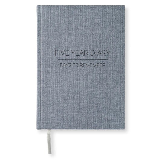 Paperstyle Dagbok Five Year Diary A5 Denim Paperstyle Dagbok Five Year Diary A5 Denim
