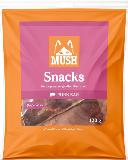 MUSH Snacks Griseører 120 g 57101