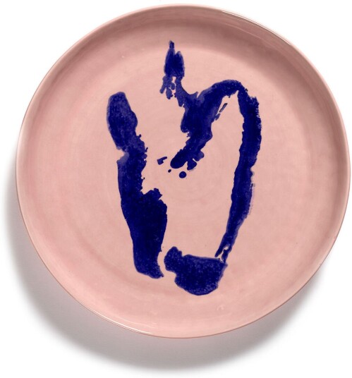 Serax Serving Plate Feast S L35 X W35 H4 Cm Delicious Pink Pepper Blue Oppleggingsfat Yotam Ottolenghi Rosa,Blå