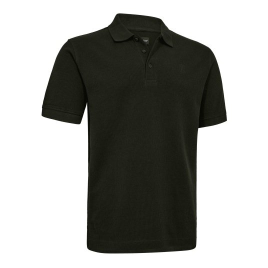 Deerhunter Griffin Polo Shirt Forest Ember S S