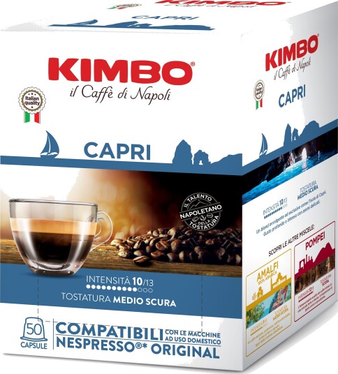 Kimbo | Capri 50 kapsler til Nespresso®