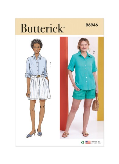 Butterick 6946- Klespakke til dame D5 (4-6-8-10-12) Butterick 6946- Klespakke til dame D5 (4-6-8-10-12)