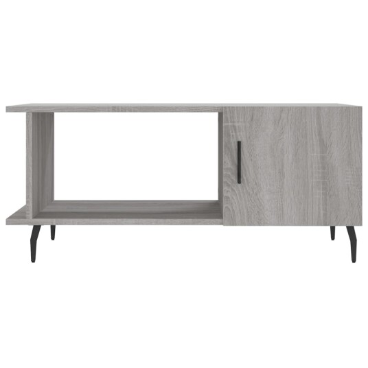 Salongbord grå sonoma 90x50x40 cm konstruert tre 8720845429676