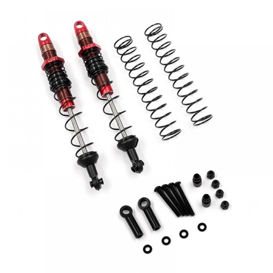 Yeah Racing DDC-110RD 110MM DESERT COBRA DUAL SPRING DAMPER PAIR Yeah Racing DDC-110RD 110MM DESERT COBRA DUAL SPRING DAMPER PAIR