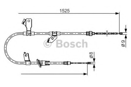 Bremsewire BOSCH 1 987 482 247 Bremsewire BOSCH 1 987 482 247