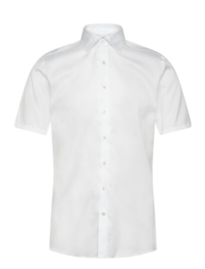 Lindbergh Black 1927: Twill Weave Shirt Wf S/S   White   L