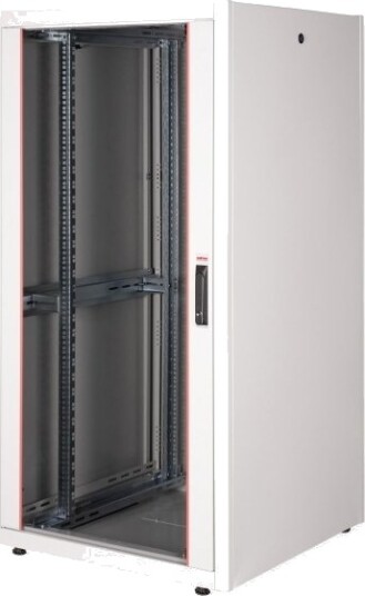 Roline 26.21.0039 Frittstående Hylle 32U 600 Kg Rack Skinner Justerbare Bein 77 Kg