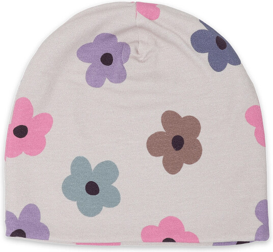 Lindex Beanie Jersey W Fleece Lining - Beige - 2-4