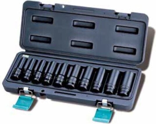 Honiton 6-Punkts Slagsokler 1/2" 11-24Mm Lange 10 Stk. (H4002)
