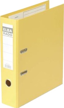 Elba Rado Plast A4 Sort 500 Ark 80 Mm 1 Stykker