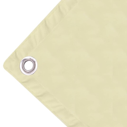 vidaXL Balkongskjerm Oxfordstoff 90x400 cm Kremhvit