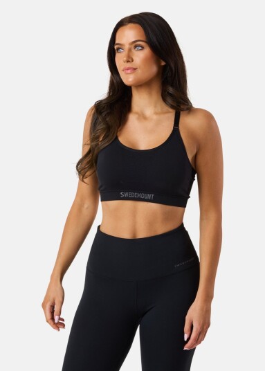 Core Strap Bra W, Black, 42,  Sport-Bh