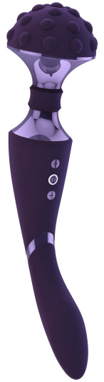 Vive Shiatsu Bendable Massager Wand Purple Vive Shiatsu Bendable Massager Wand Purple