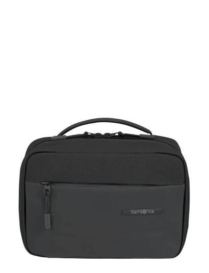 Samsonite Stackd Hanging Toilet Kit - Black - ONE SIZE