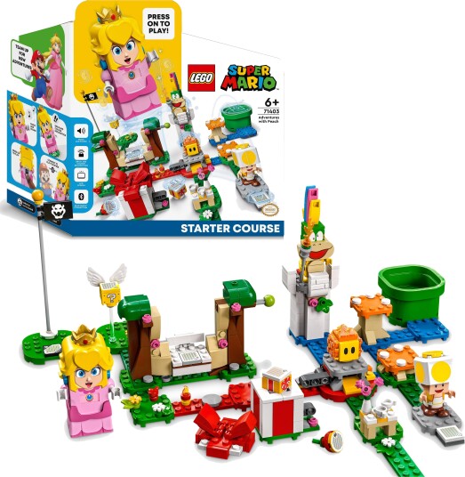 Lego Super Mario Startbanen På Eventyr Med Peach 71403