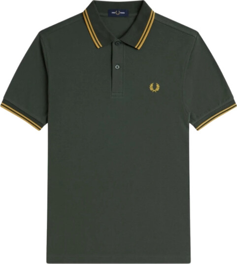 Fred Perry Herre Topper Grønn L,