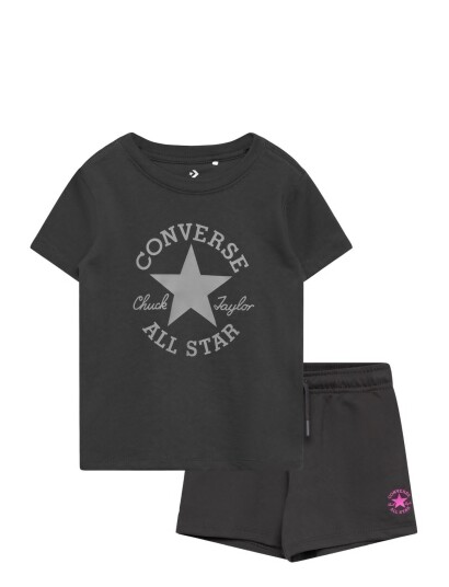 Converse Cnvg Dctp Classic Tee & Short Purple 116/122 Converse Cnvg Dctp Classic Tee & Short Purple 116/122