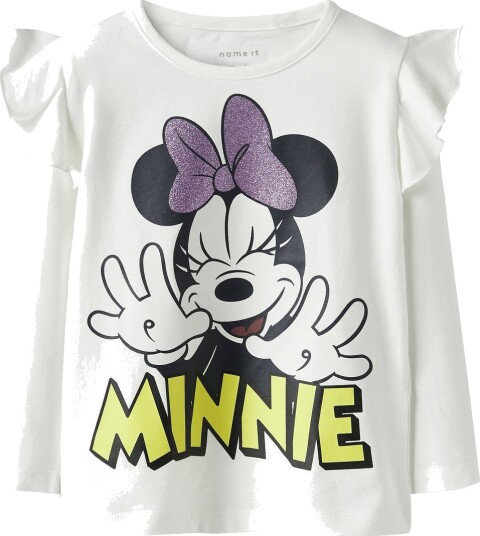 Name It Genser NmfDessi Minnie Cloud Danser Name It 7 8 år (122 128) Genser Hvit