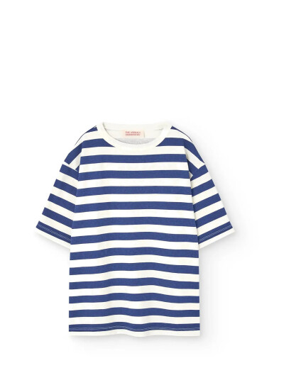 THE ANIMALS OBSERVATORY Stripes Navy Collie T-Shirt - Navy - 10 Y THE ANIMALS OBSERVATORY Stripes Navy Collie T-Shirt - Navy - 10 Y