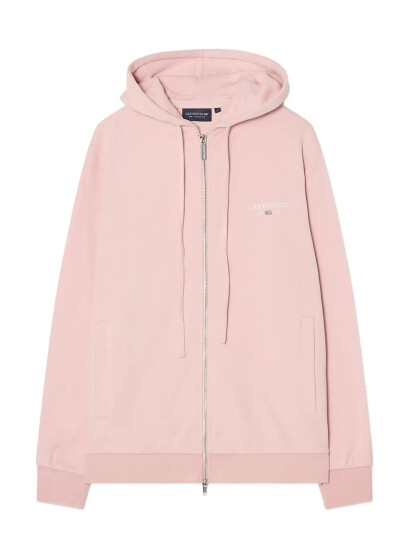 Lexington Clothing Classic Logo Zip Hoodie   Pink   S