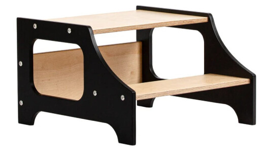 Duck Woodworks Skammel Svart