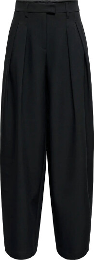 ONLY Onlkirsy Mw Pleat Barrel Pant Tlr Black 40 x 32