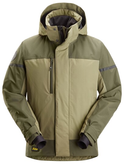 Snickers Workwear 1112 3135 Vinterjakke khaki grønn S Klær