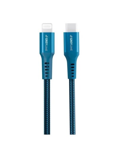GreyLime USB C to Lightning 3m Blue C21CL3M01