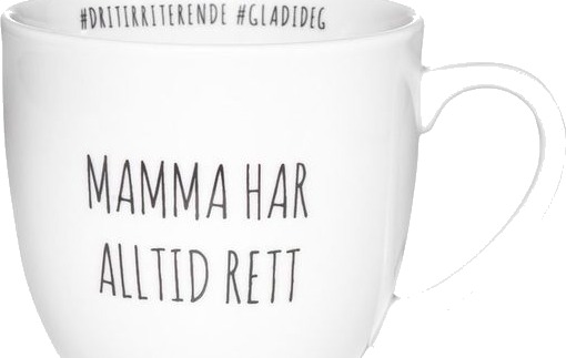 Porsgrunds Porselænsfabrik Porsgrund Hashtag krus Mamma Har Alltid Rett 38cl Porsgrunds Porselænsfabrik Porsgrund Hashtag krus Mamma Har Alltid Rett 38cl