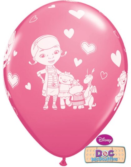 6 stk Rosa Ballonger 30 cm Doc McStuffins