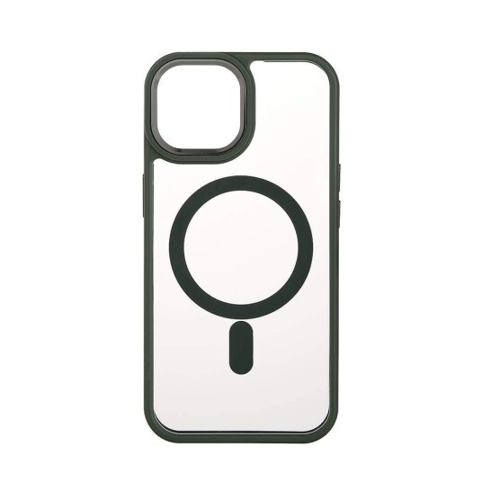 ONSALA Back Bumper Clear Case MagSerie iPhone 15 Clear Case Grønn Bumper