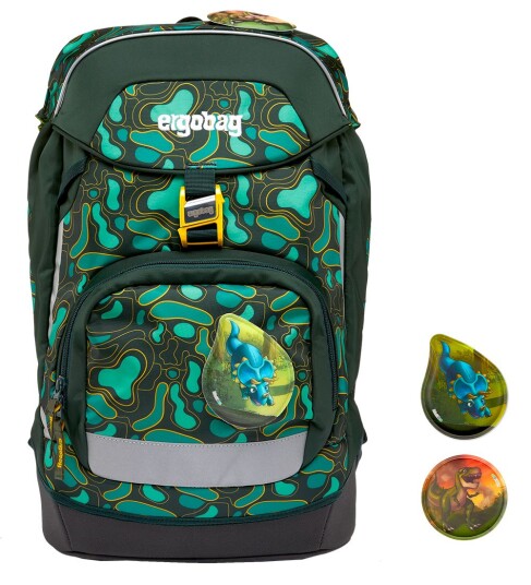 Ergobag Skolesekk Prime TriBearatops OneSize Skolesekk Grønn