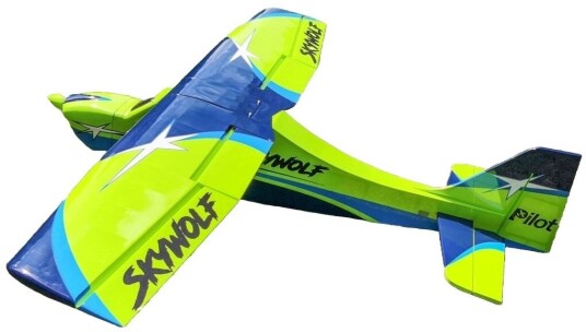 Pilot-RC Skywolf V2 88inch ARF - Green/Blue