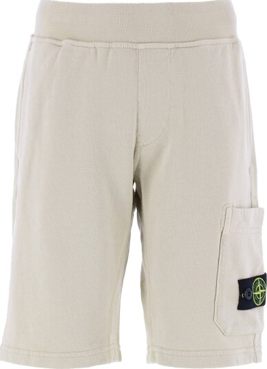 Stone Island ShortSand m. Logo Stone Island 10 år 140 Shorts Beige