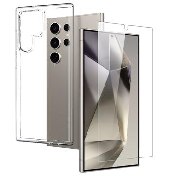 Samsung Galaxy S24 Ultra Northjo 2-i-1 Beskyttelsessett Klar