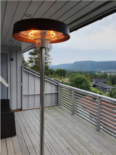 TUNDRA Terrassevarmer Gulvmodell, Infrarød 2000W TUNDRA Terrassevarmer Gulvmodell, Infrarød 2000W