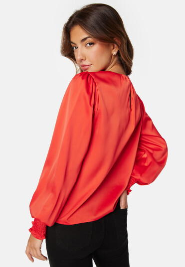 Pieces Pcnorella LS top Bittersweet XS