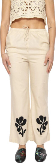 Thinking MU Dame Bukser Beige M, Thinking MU Dame Bukser Beige M,