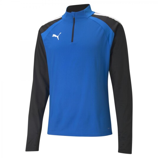 Puma teamLIGA 1/4 Zip Top Jr 02 Electric Blue Lemonade-Puma Black 128 Puma teamLIGA 1/4 Zip Top Jr 02 Electric Blue Lemonade-Puma Black 128