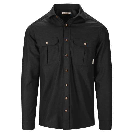 Aclima LeisureWool Reborn shirt M's Dark Grey Melange - XL