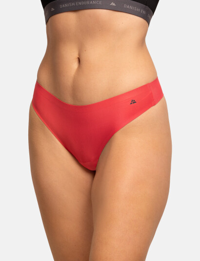 Danish Endurance Women"s Invisible Thong - Multi/patterned - M