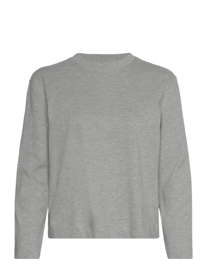 Selected Slfessential Ls Boxy Tee Noos Grey XXL Selected Slfessential Ls Boxy Tee Noos Grey XXL