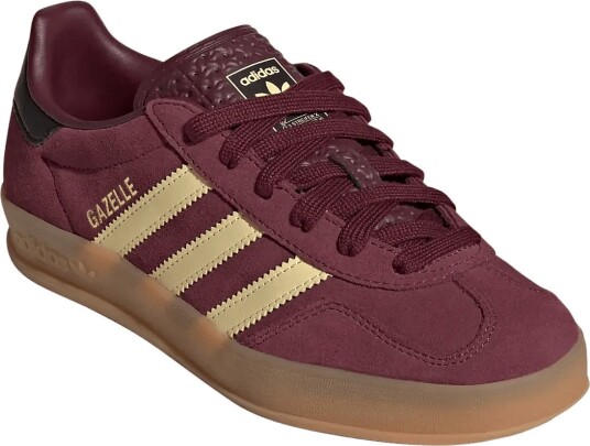 Adidas Originals Gazelle Indoor J MAROON/ALMYEL/GOLDMT 40