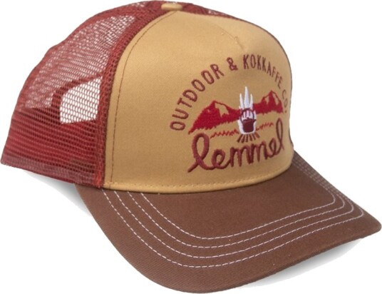 Lemmel Kaffe Keep On Truckin Mama Cap Brown/Burgundy