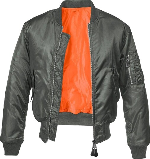 Brandit MA1 Bomber Jakke Grå