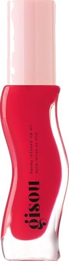 Honey Infused Lip Oil Sheer pinky red