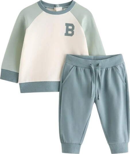 Lindex Set With Sweatshirt And Joggers Green 104