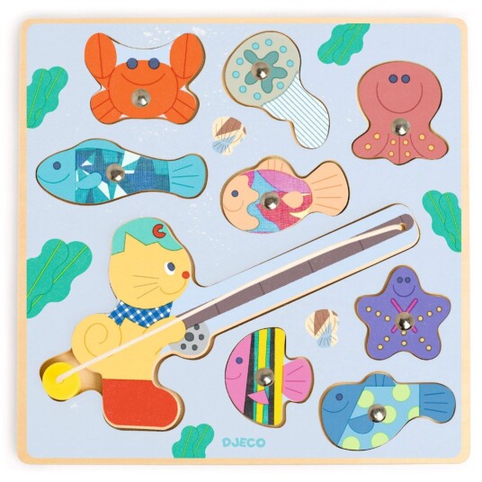 Djeco Puzz & Fish Fiskerkat Djeco Puzz & Fish Fiskerkat