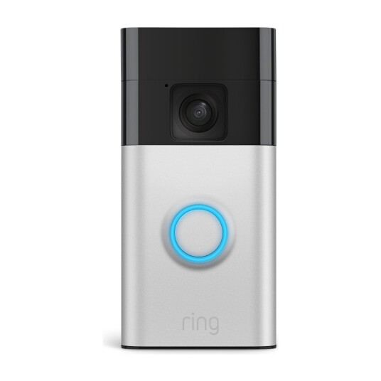 Ring Batteridrevet Videodørklokke Satin Nickel med Kamera Ring Batteridrevet Videodørklokke Satin Nickel med Kamera