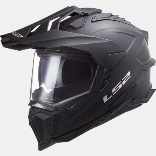 LS2 Endurohjelm MX701 Explorer Solid Matt Svart M